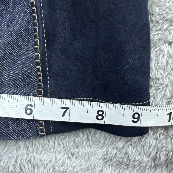 HKM Texas Dual-Tone‎ Denim Riding Jeans Men's 44 Equestrian Moto Hybrid Style - Picture 15 of 16